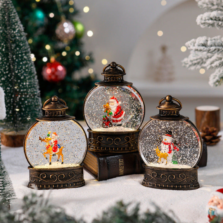 Snow Globe Lamp