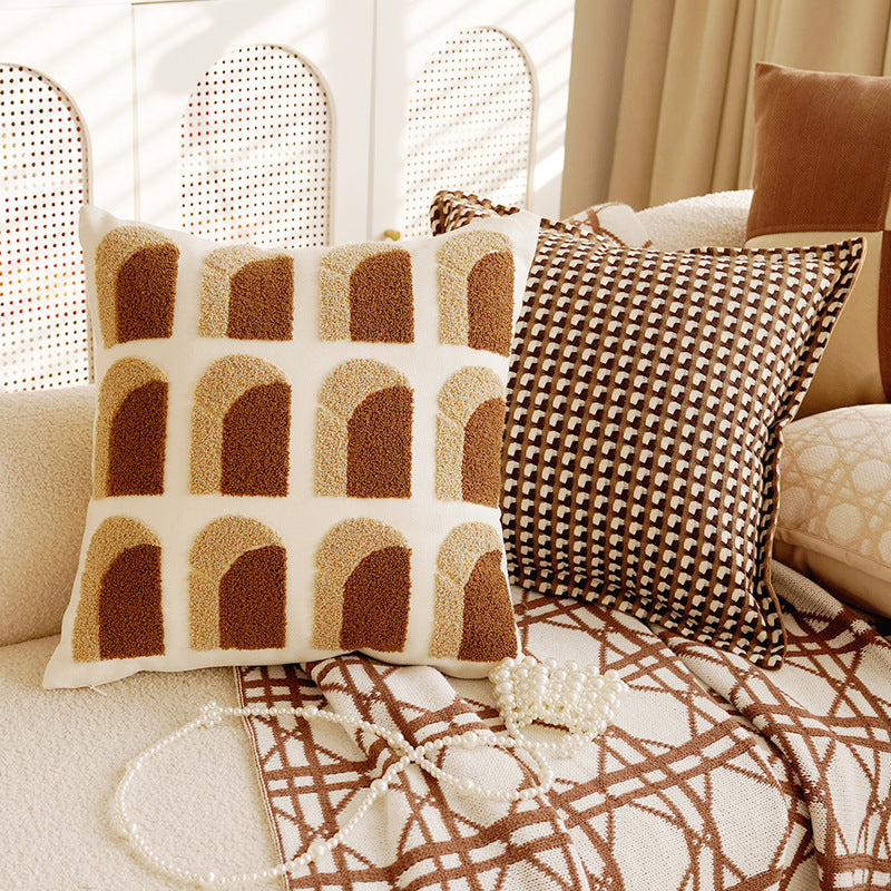 Luxurious Faux Fur Square Decorative Pillow