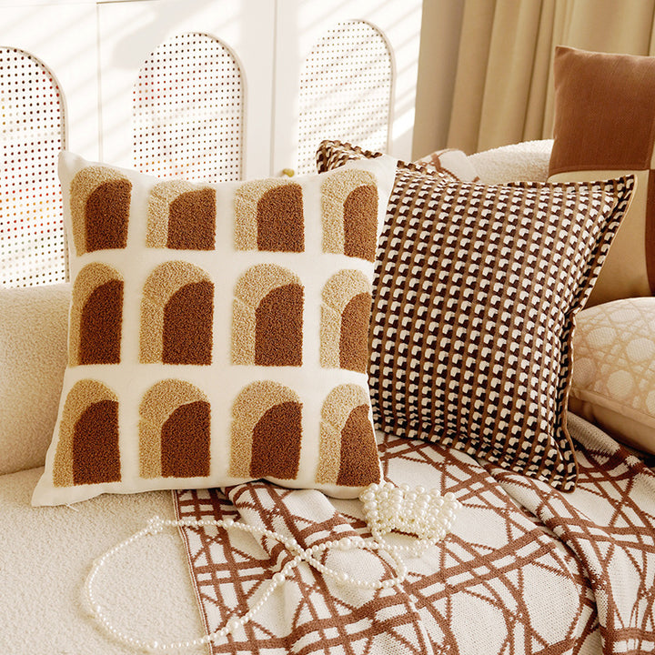 Luxurious Faux Fur Square Decorative Pillow