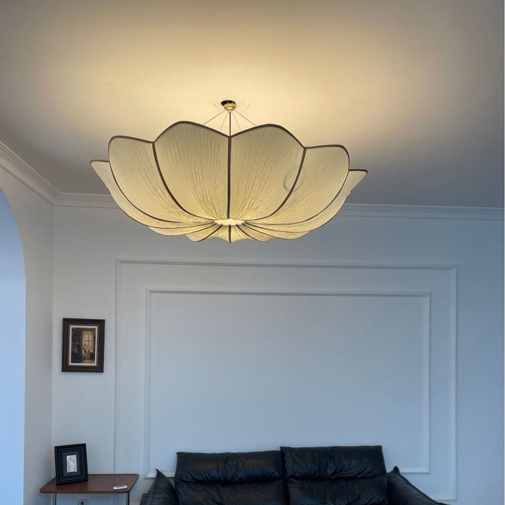 Decorative flower ceiling light