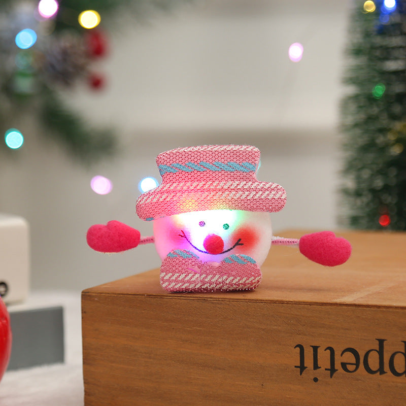 Creative Christmas wristband with snowman design