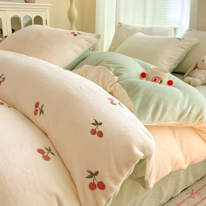 Luxurious Plush Duvet Set