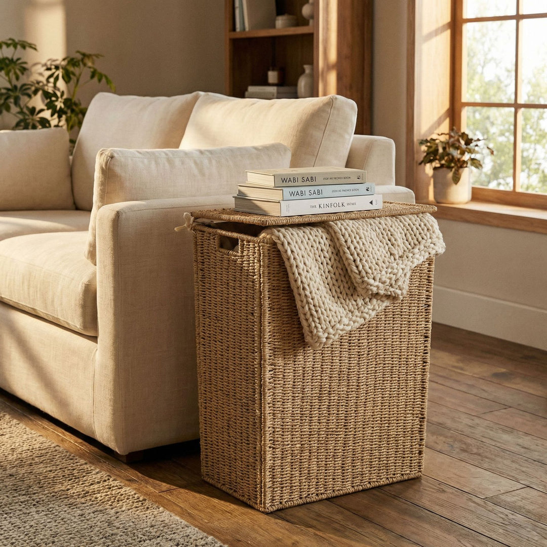 Laundry storage basket