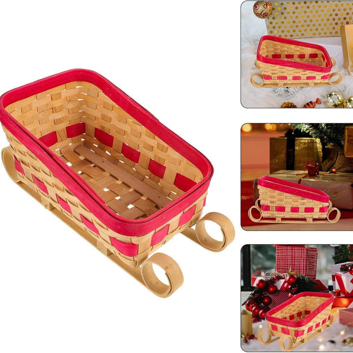 Handwoven storage basket with natural flair