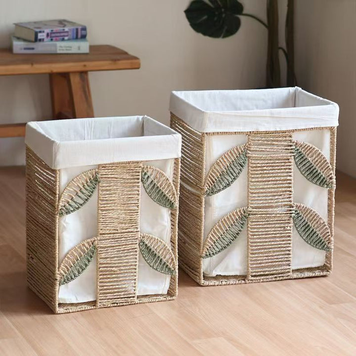 Decorative laundry basket