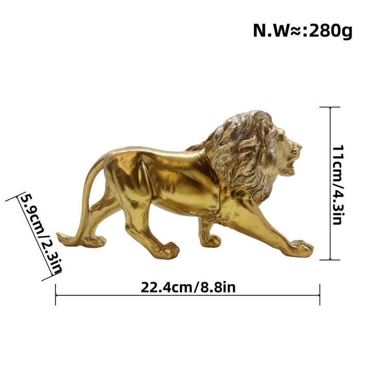 Decorative lion statue in modern style