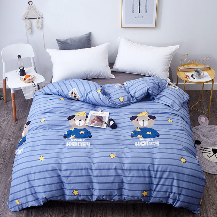 Playful Heart Pattern Duvet Cover Set