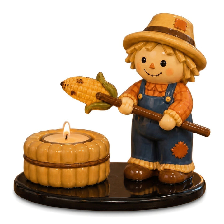 Decorative mummy figure with candle holder