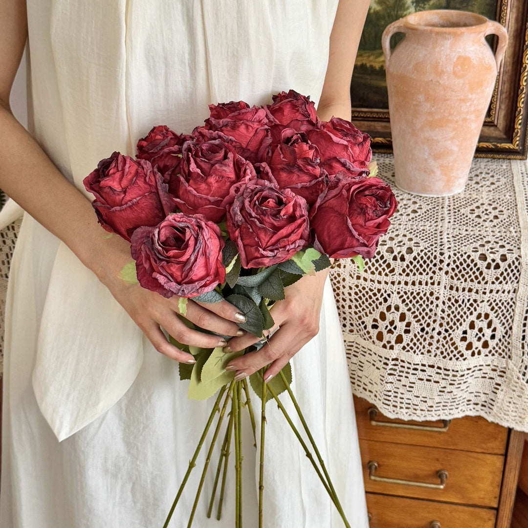 Realistic Faux Rose Stem