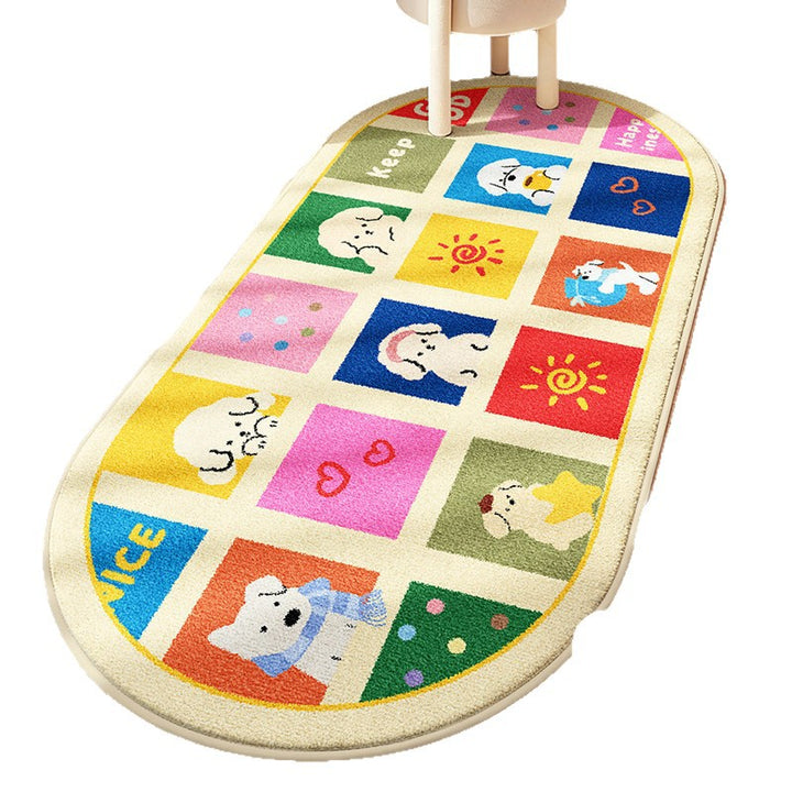 Children's Playful Animal Design Area Rug