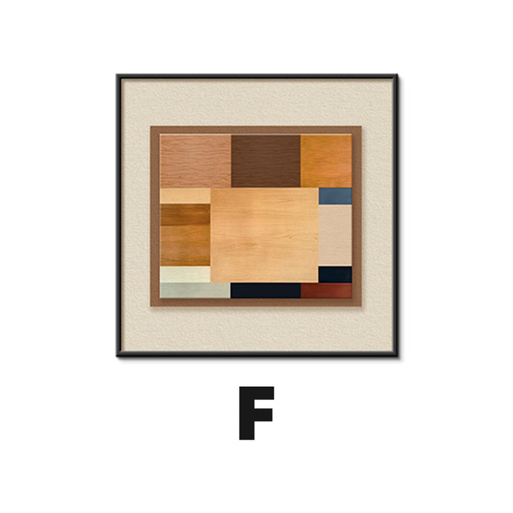 Framed Abstract Landscape Art