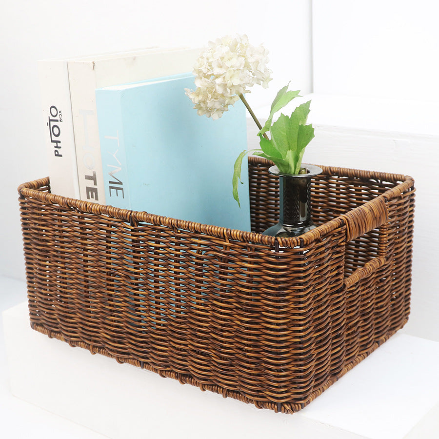 Handwoven storage basket