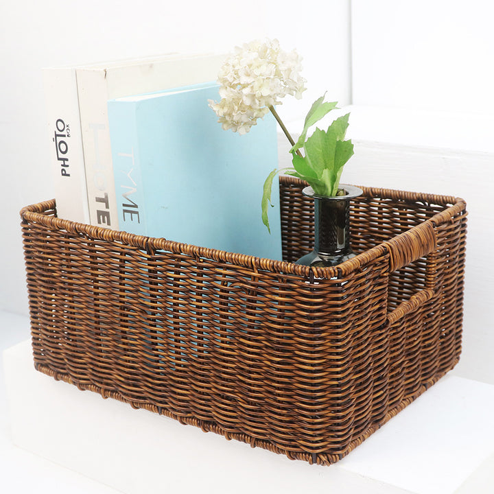 Handwoven storage basket