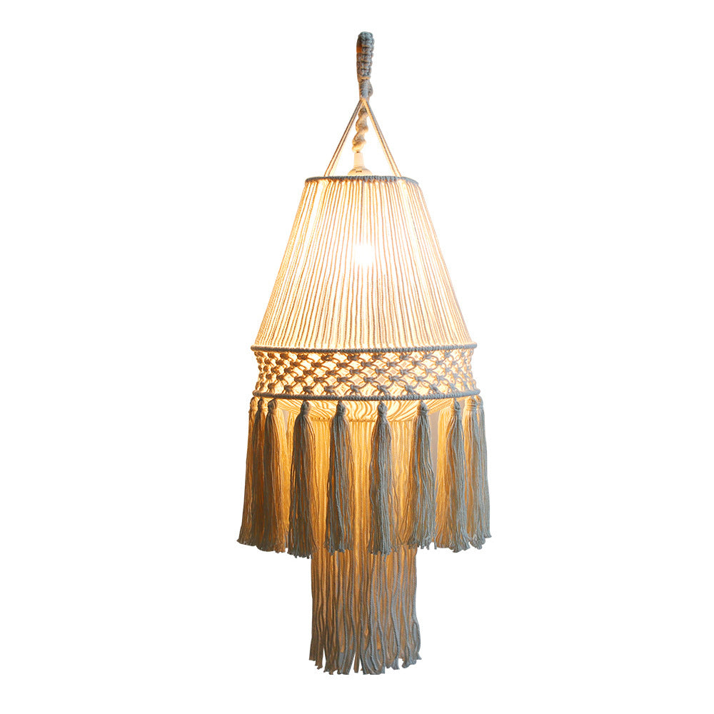 Modern Macramé Pendant Lamp