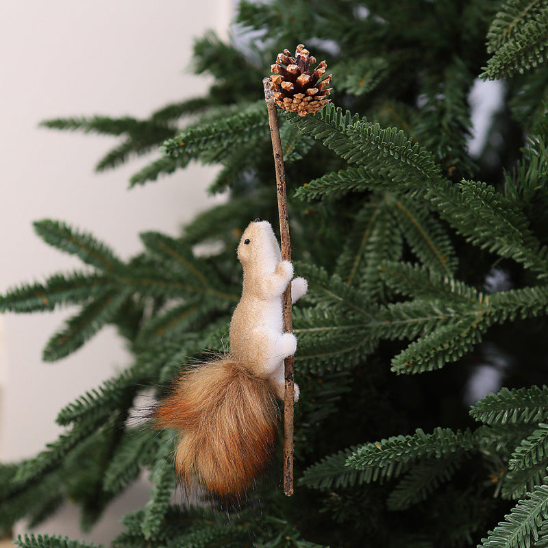 Cute decoration figure with squirrel motif