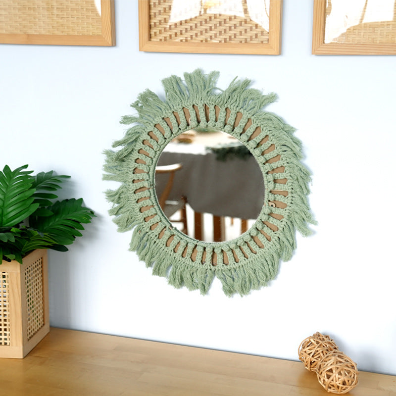 Decorative Macrame Wall Mirror