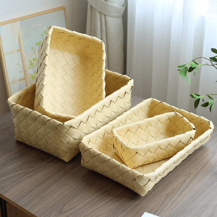 Elegant Handwoven Storage Tray