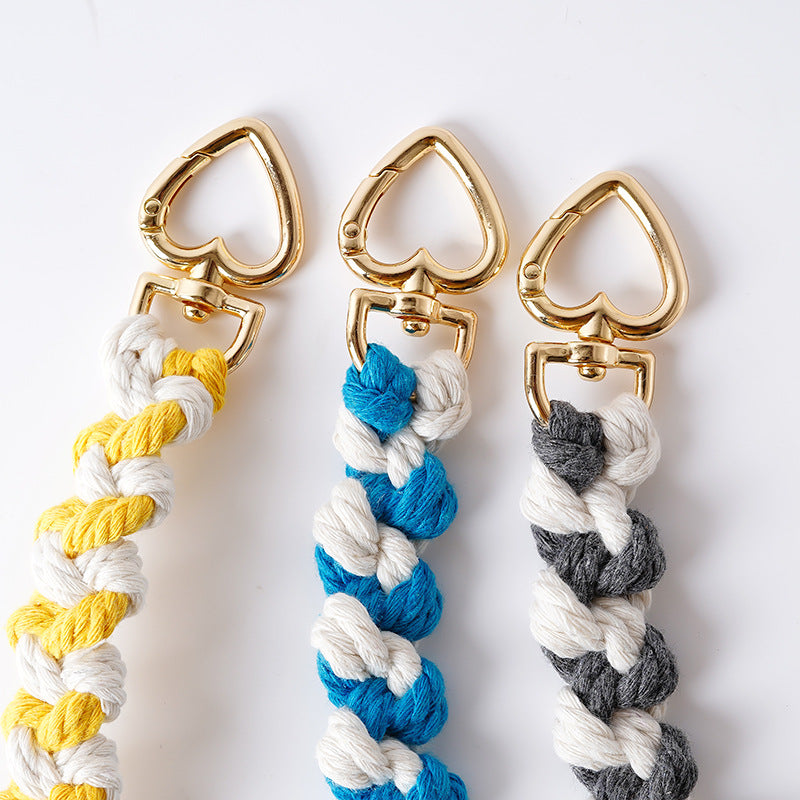 Decorative Macramé Keychain Holder