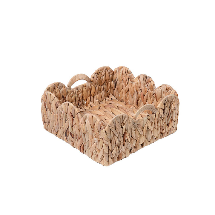 Decorative Storage Basket Made of Woven Natural Material