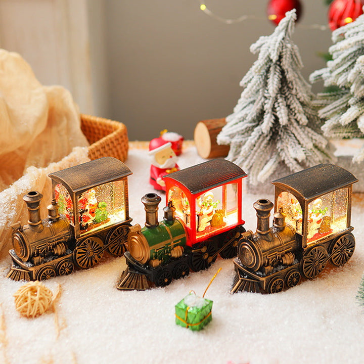 Decorative Snowball Locomotive