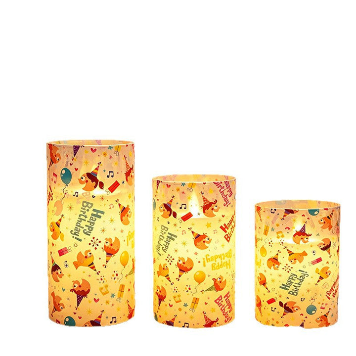 Decorative birthday candles