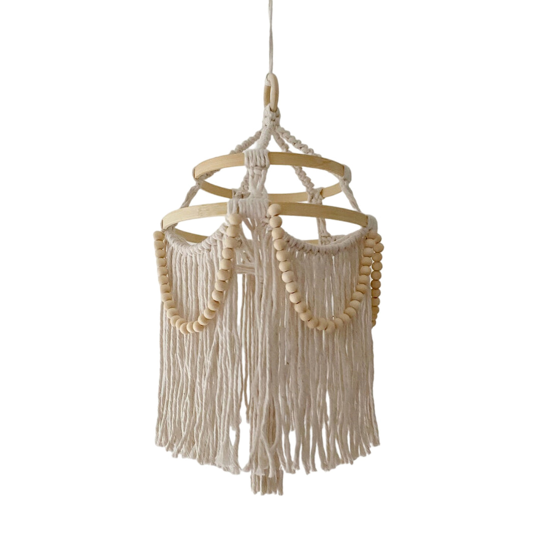 Bohemian Macrame Hanging Light