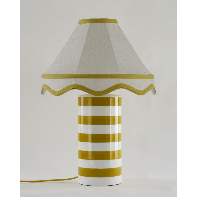Decorative ceramic table lamp