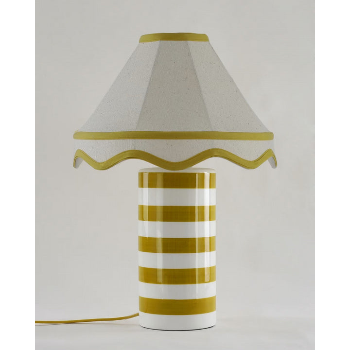 Decorative ceramic table lamp