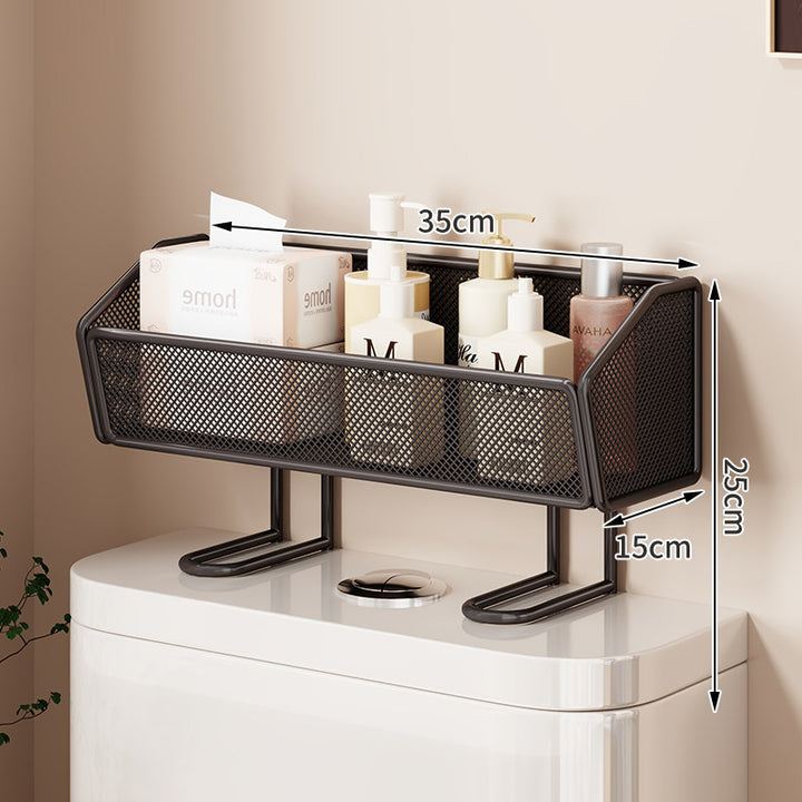 Mesh Two-Tier Bathroom & Countertop Organizer Shelf