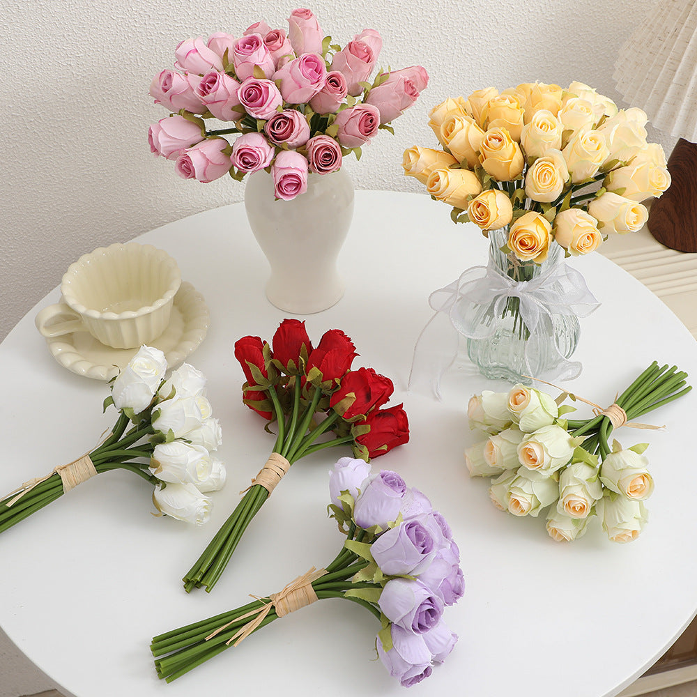 Artificial rose bouquet with fine details
