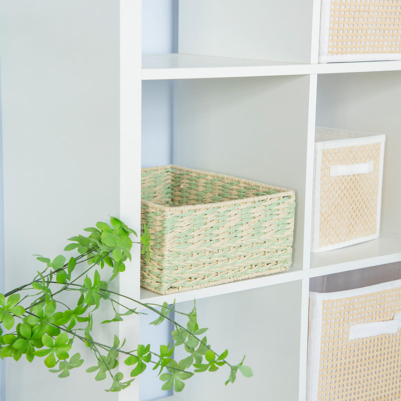 Versatile storage basket made of natural materials