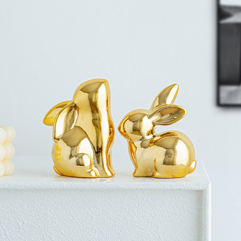 Artistic ceramic hare