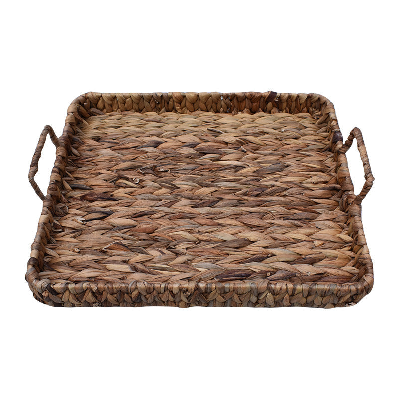 Woven Serving Tray Set