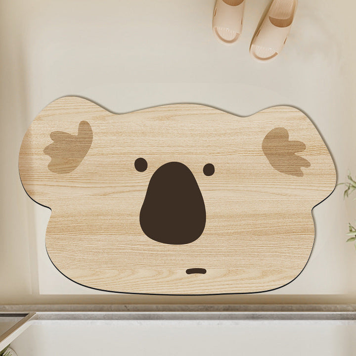 Cute Frog Design Bath Mat