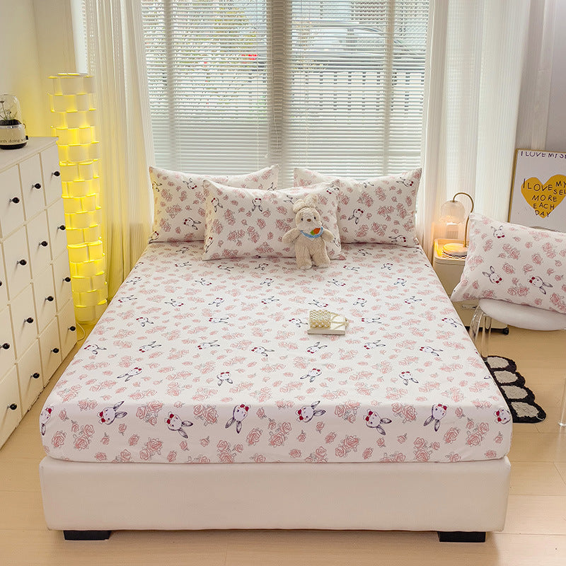 Premium Flannel Plaid Bed Linen Set