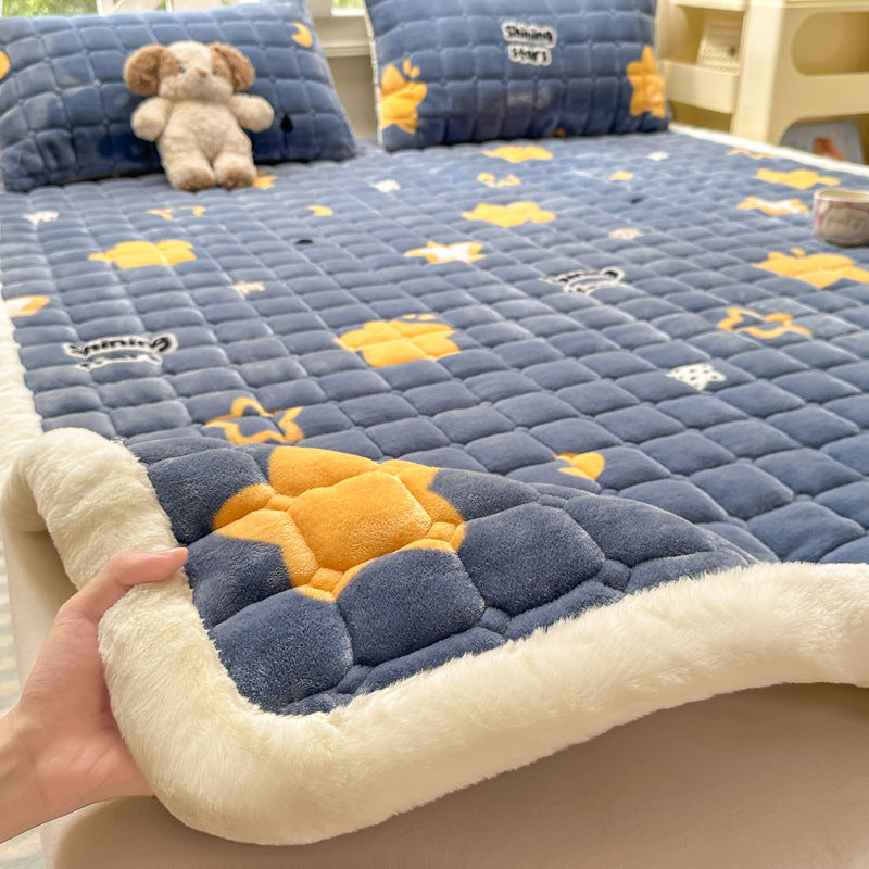 Plush Cartoon-Themed Blanket