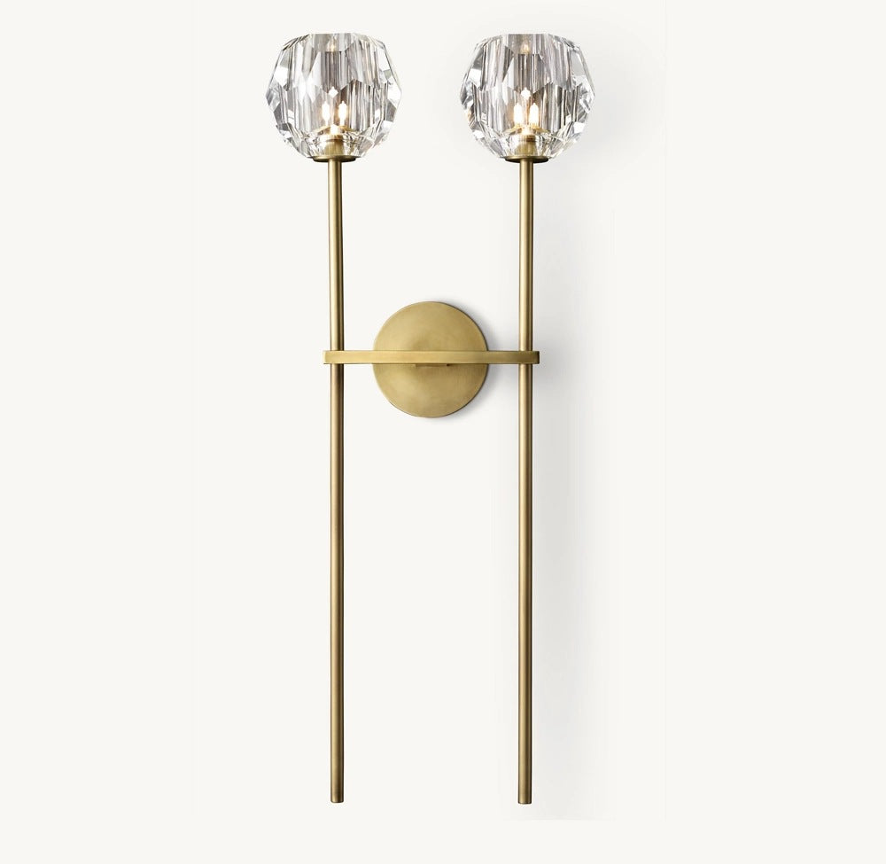 Elegant Crystal Wall Light