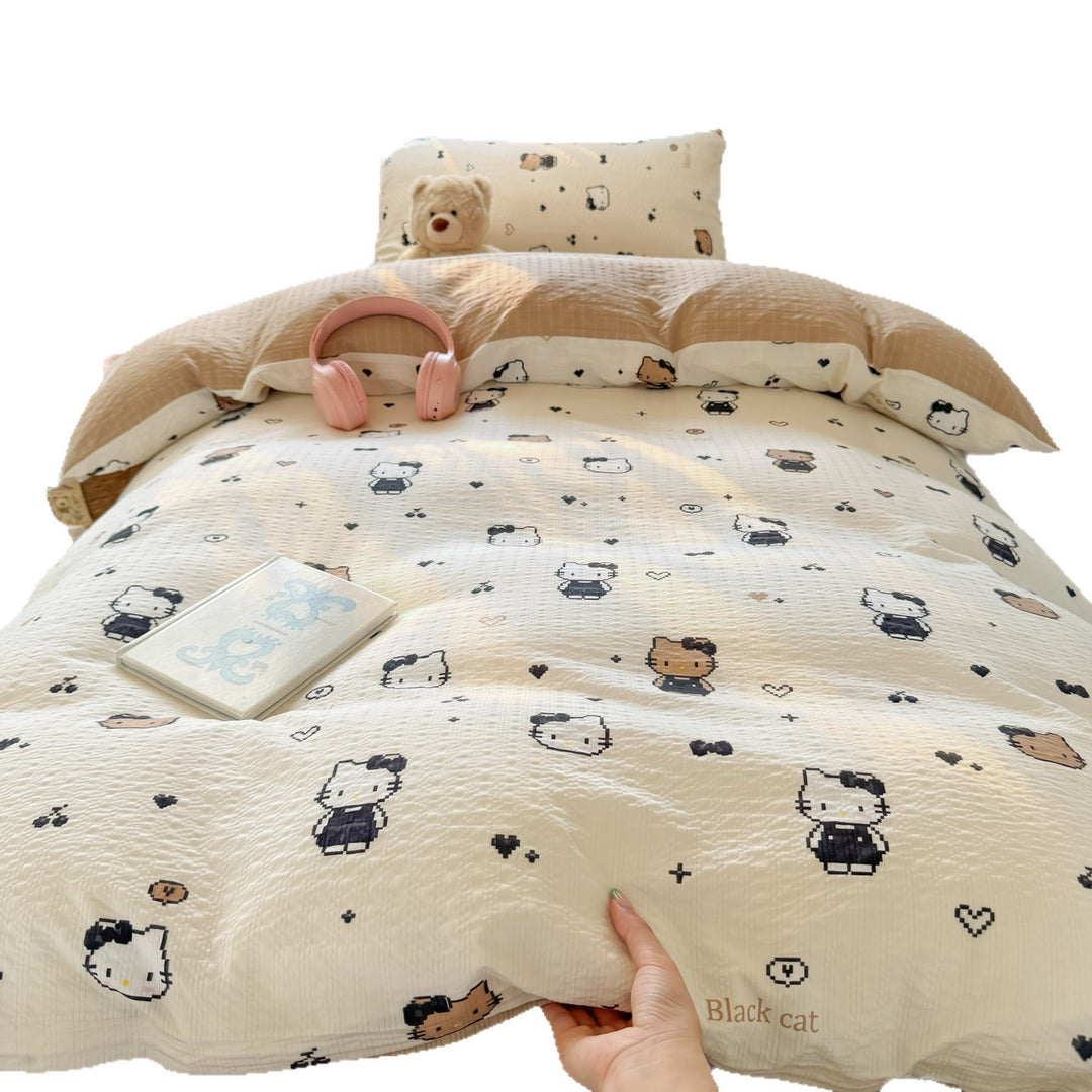 Geometric Patterned Bedding Set