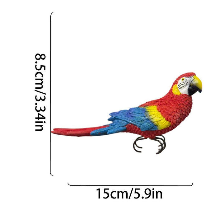 Decorative Parakeet Bird Figurine