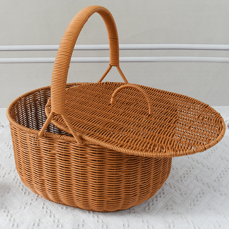 Artisan Woven Picnic Basket