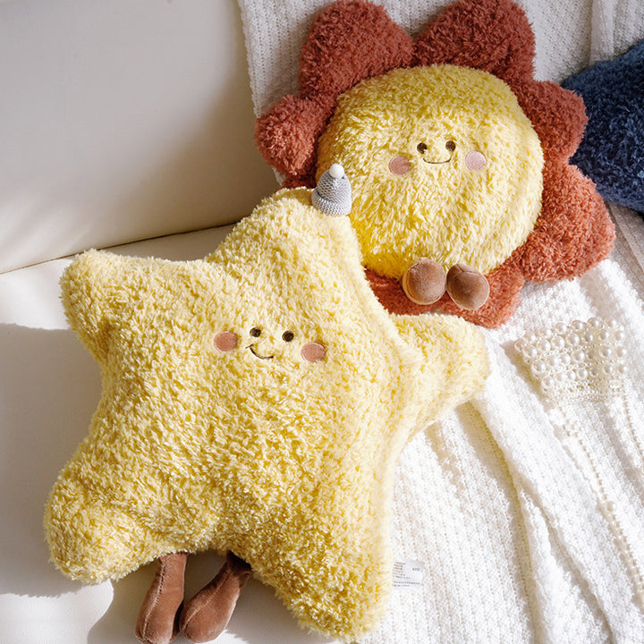 Banana-Shaped Decorative Pillow