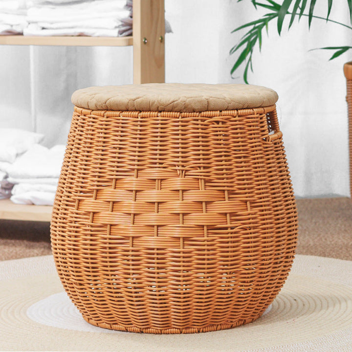 Woven Storage Ottoman