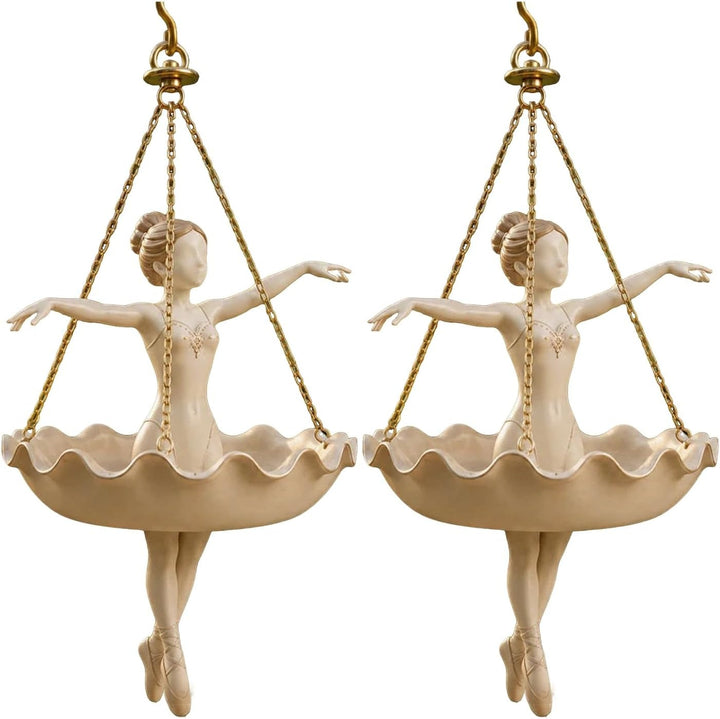 Ballet Dancer Hanging Planter
