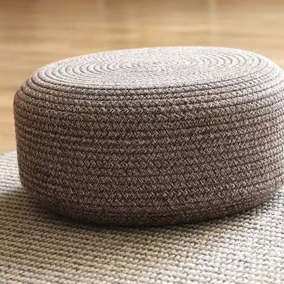 Handcrafted seat pouf