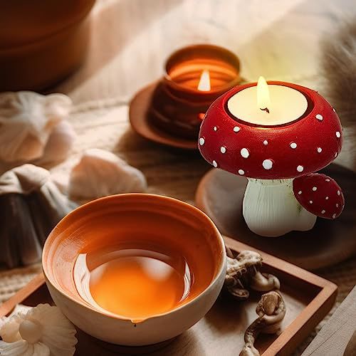Decorative Mushroom Shaped Planter