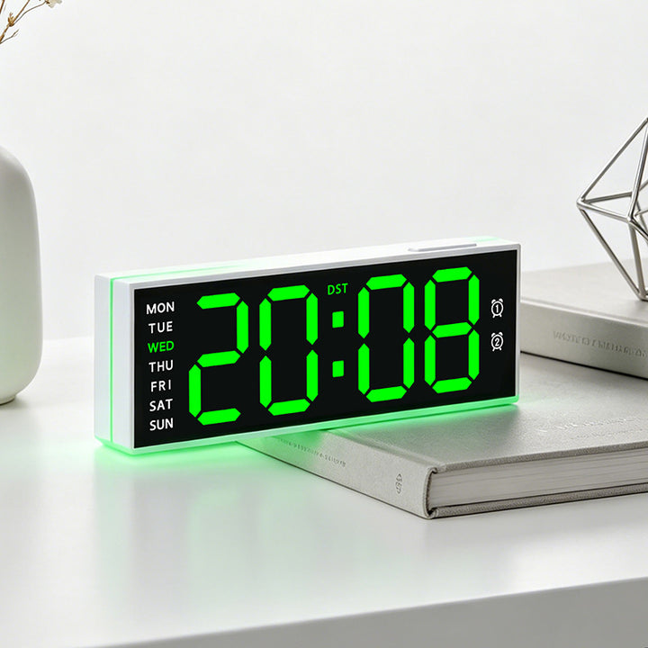Digital Alarm Clock with Multifunctional Display