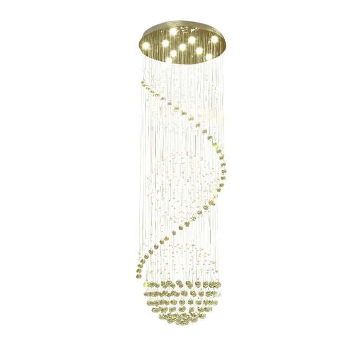 Spiral Crystal Pendant Lamp