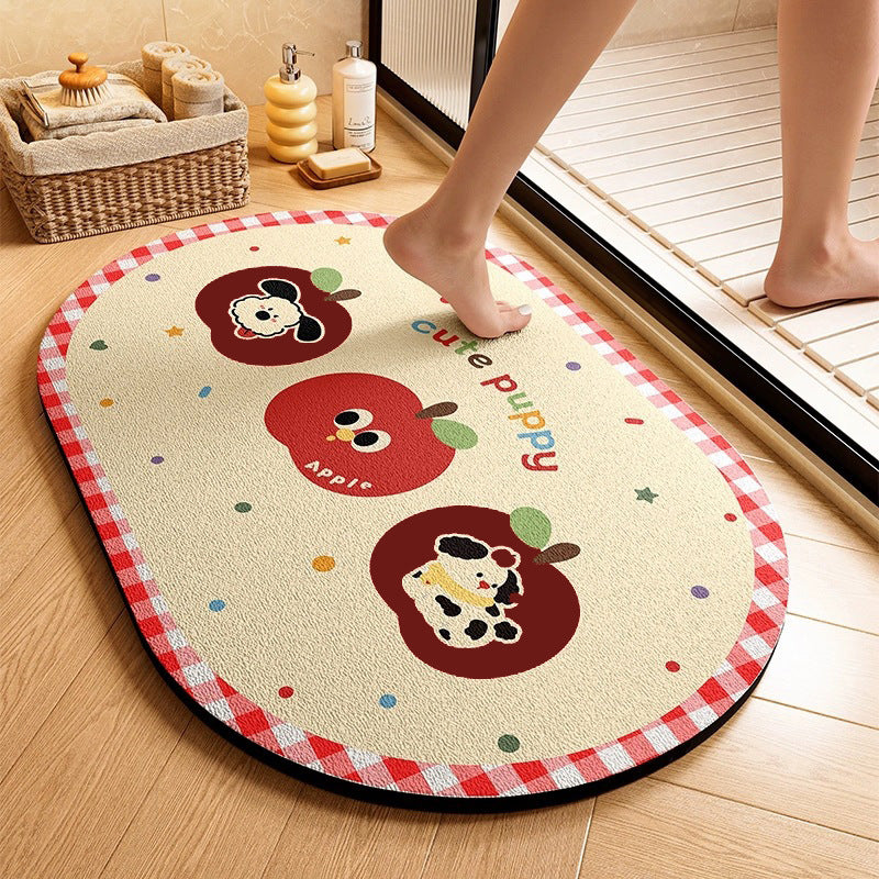 Cute Animal-Themed Memory Foam Bath Mat Avarnia