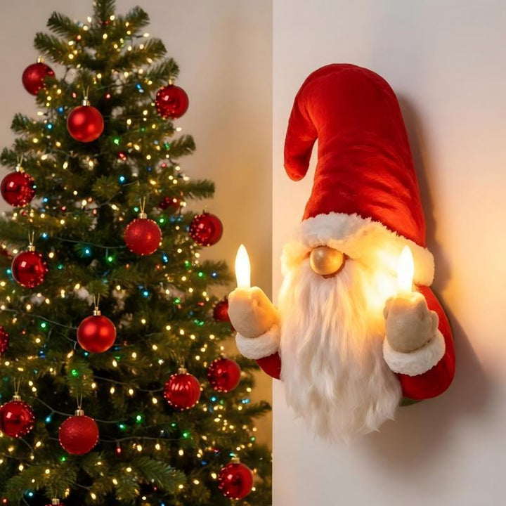 Humorous Christmas Light Figure