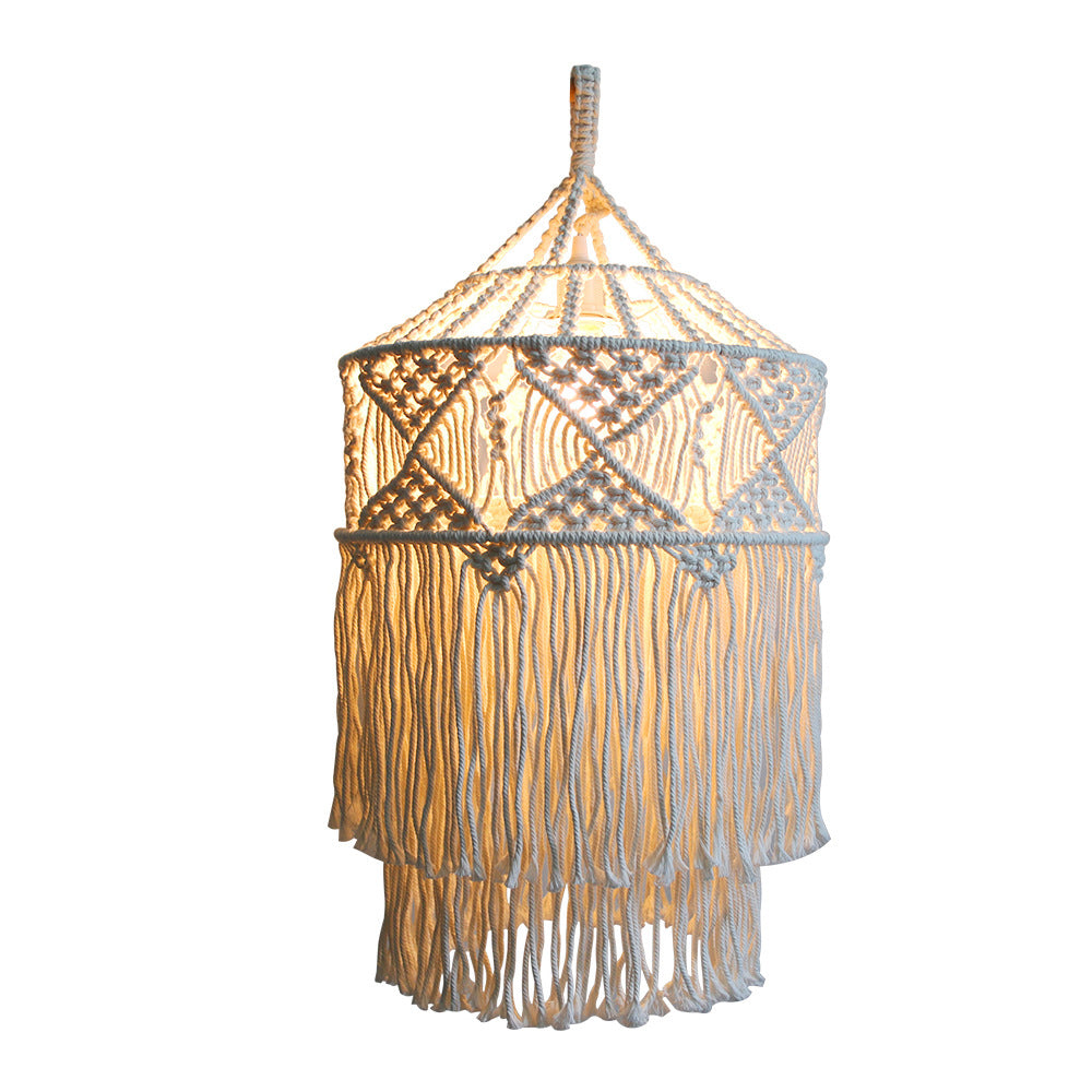 Modern Macramé Pendant Lamp